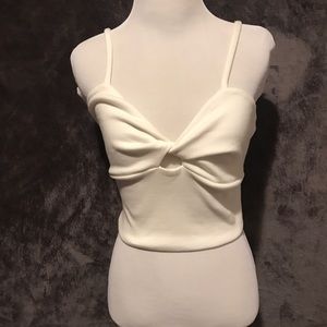 Twisted crop top